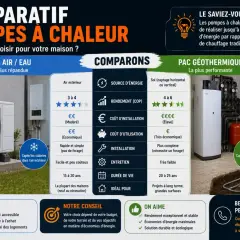 Comparatif des pompes à chaleur : avis sur la PAC air/air, ses avantages et son installation.