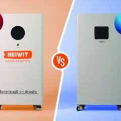 Comparaison entre une batterie HEIWIT aux ions de sodium et une batterie au lithium.