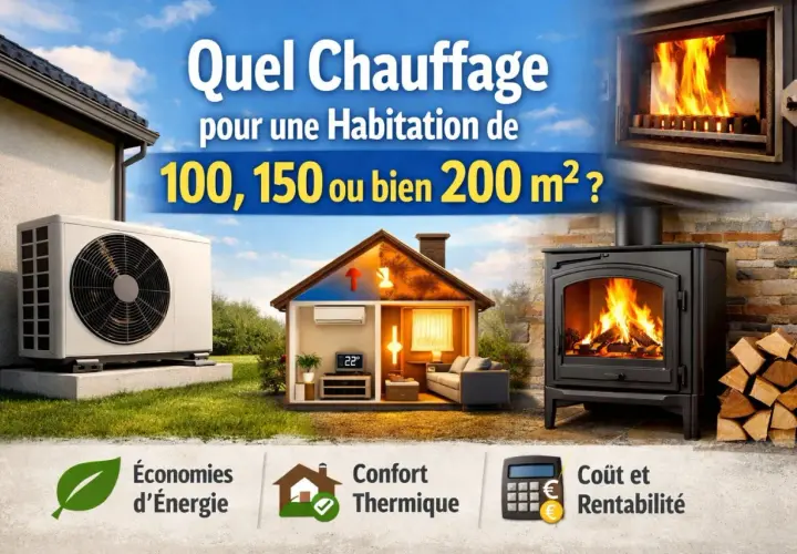 Comparaison des systèmes de chauffage pour une maison : pompe à chaleur, poêle à bois, cheminée. Économies, confort thermique et rentabilité.