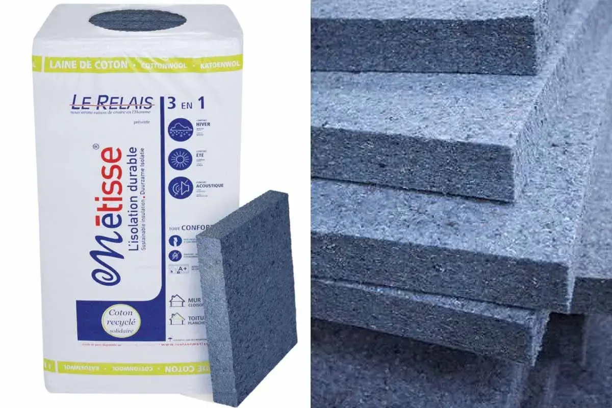 Panneau d'isolation textile recyclé, écologique et performant. Un choix durable pour votre confort.