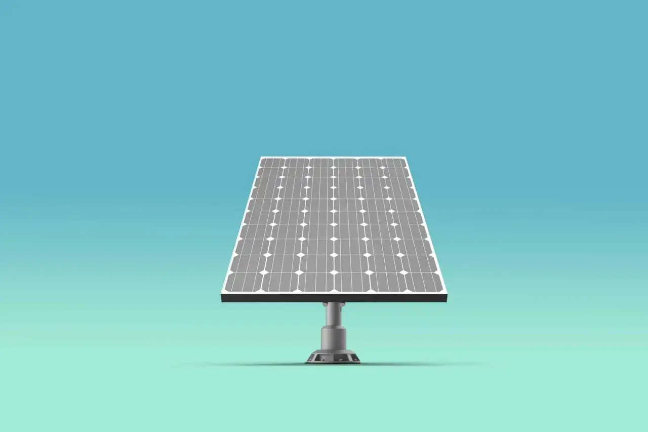 Panneau photovolta&iuml;que sur pied, id&eacute;al pour la r&eacute;cup&eacute;ration TVA panneaux photovolta&iuml;ques.