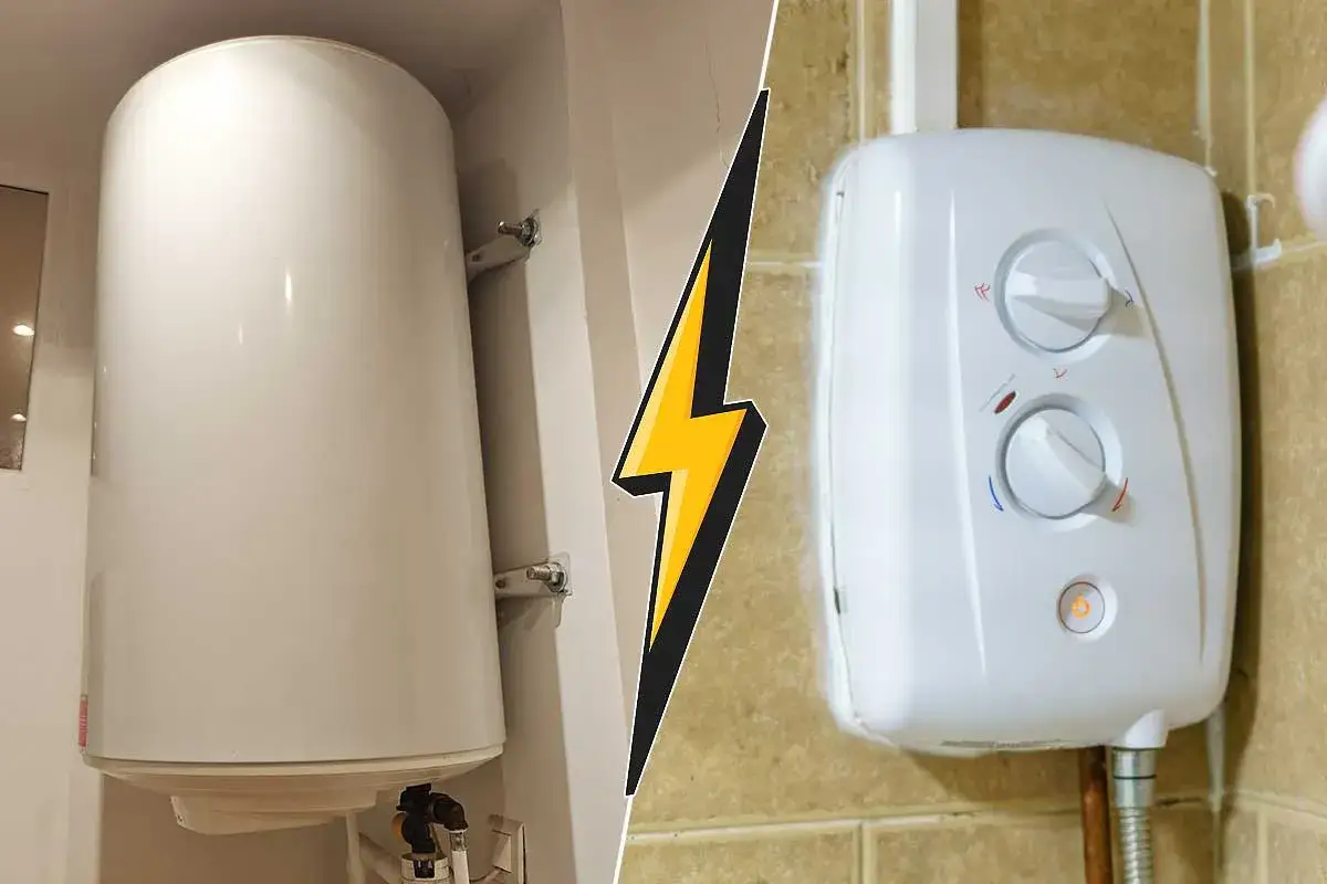 Comparaison entre un chauffe-eau &eacute;lectrique instantan&eacute; et un ballon d'eau chaude. Les inconv&eacute;nients du chauffe-eau instantan&eacute; sont &agrave; consid&eacute;rer.